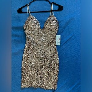 Mini Sequin Dress